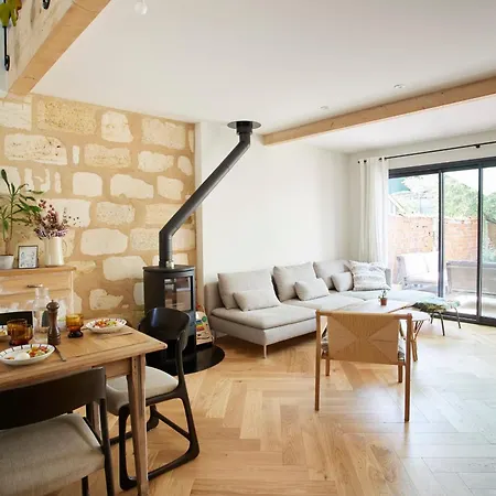 Tatil Evi Bright House With Terrace In Bordeaux